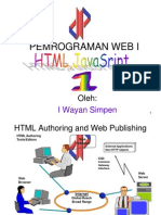 Pemrograman Web I