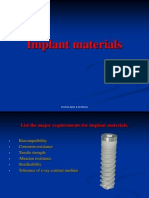 Implant Materials