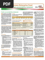 Download Women Enterprise Fund Public Accountability Statement April 2013 by Craft Afrika SN138338068 doc pdf