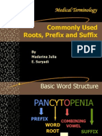 Medical Terminology2-Roots, Prefix and Sufiix 2003