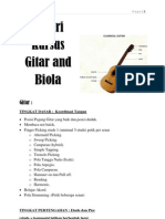 Materi Kursus Gitar