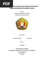 Download PENGARUH FAKTOR PSIKOLOGIS TERHADAP KEPUTUSAN PEMBELIAN SEPEDA MOTOR MERK YAMAHAdoc by noninuneno SN138342843 doc pdf