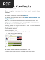 Cara Buat Video Karaoke