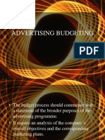 Advertising Budgeting