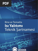 Bina Ve Tesisatta Isı Yalıtımı Teknik Şartnamesi - IZODER