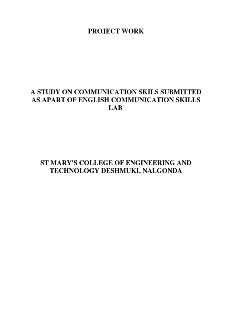 Project Work | PDF