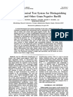 Multi-Biochemical Test System For: Distinguishing Enteric and Other Gram-Negative Bacilli