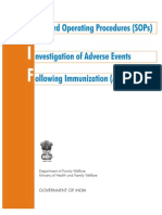 Routine Immunization Standard Operating Procedures