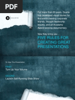 Download DUARTE 5 Rules for Good Presentation by Goce Kuzmanovski SN138358143 doc pdf