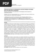 Flores no Controle Biológico de Pragas