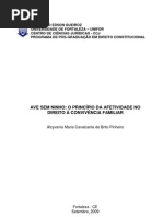 princípio da afetividade - convivencia familiar