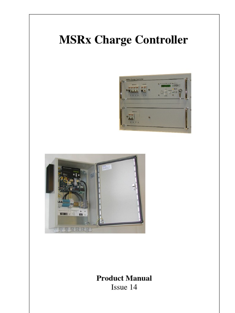 MSRX Charge Controller: Product Manual | PDF | Relay | Battery ...