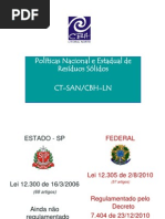 Políticas de Resíduos Sólidos-2011