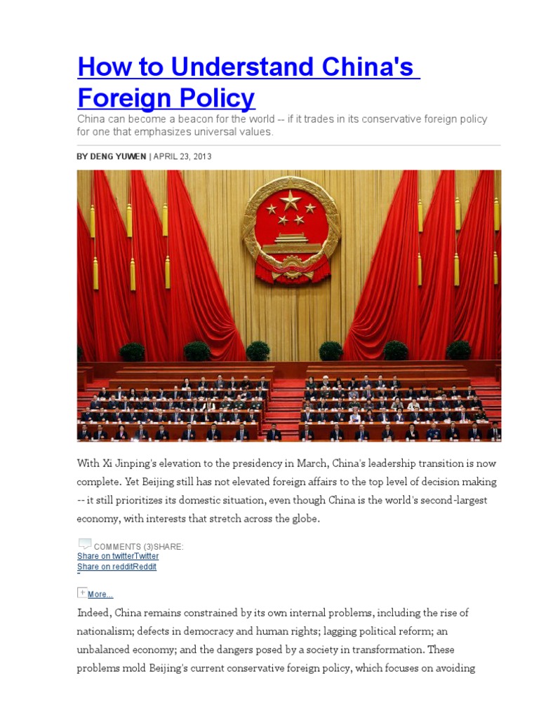 How To Understand China | PDF | Politics | Social Science