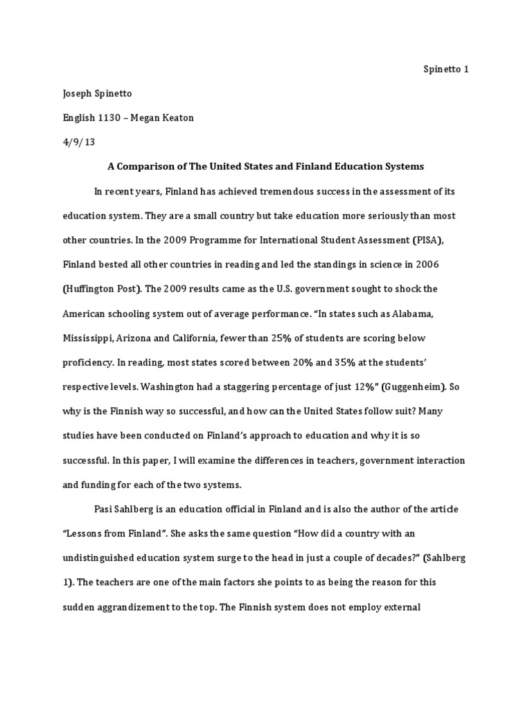 Finland education system pdf image