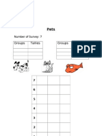 Groups Tallies Groups Frequenc Y: Number of Survey: 7