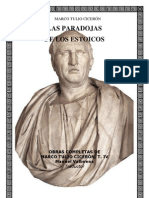 Ciceron, Marco Tulio - Las Paradojas de Los Estoicos (Bilingue)