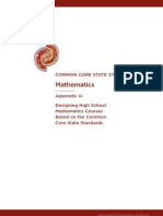 Common Core Mathematics Appendix A