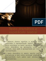 Texto dramático: estrutura e análise