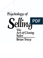 Brian Tracy Psychology of Selling Manual