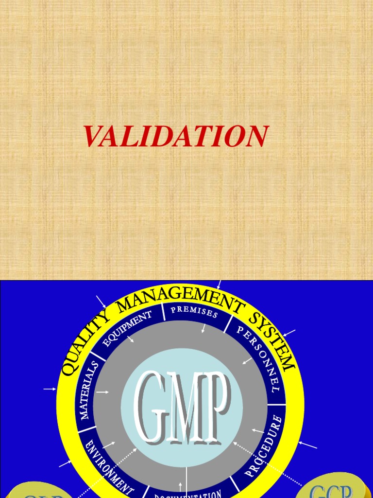 Validation Pharma Industry Pharmaceutics Pharmaceutical Validation