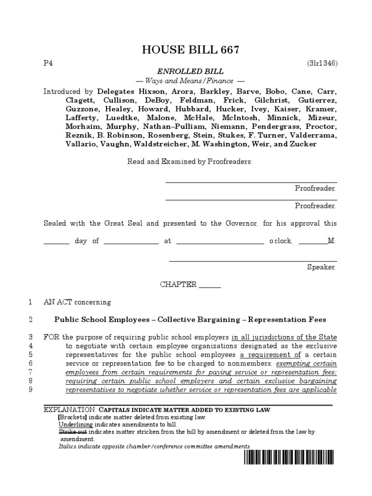 House Bill 667 PDF Indemnity Ratification