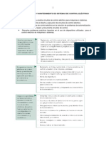 Diseño y mantenimiento de sistemas de control eléctrico