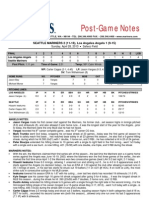 04.28.13 Post-Game Notes