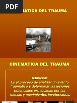 Descripcion De La Cinematica Del Trauma Pdf