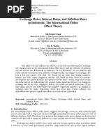 Exchange Rates, Interest Rates, and Inflation Rates