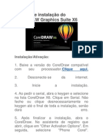 Tutorial de Instalação Do CorelDRAW Graphics Suite X6