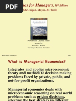 Economics For Managers: Mcguigan, Moyer, & Harris