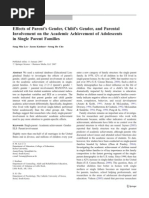 Download Effect of Parents Gender on Academic Achievement of Adolosecents by lucylovesbooks6770 SN138415832 doc pdf