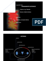 Presentacion - Pensamiento Sistémico, Elementos y Variables