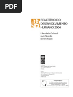 Relatório do Desenvolvimento Humano 2004