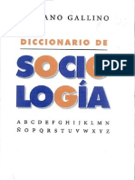 Diccionario de Sociologia Escrito Por Luciano Gallino PDF