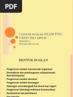 Contoh Soalan EXAM PTD GRED M41 (2013) PDF