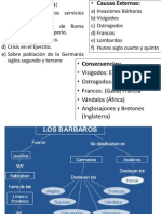 Edad Media e Invasiones Barbaras