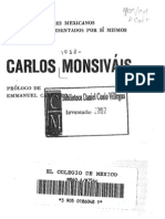 Carlos Monsiváis. biografía precoz