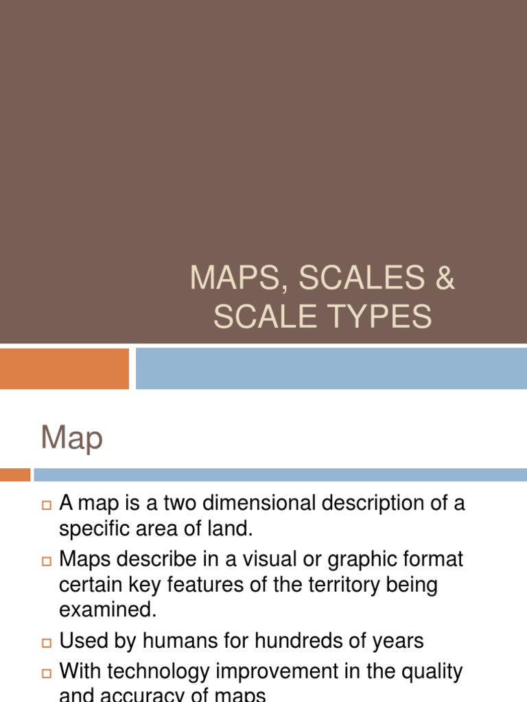 01 Map & Scale | PDF | Map | Scientific Modeling