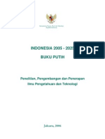 Buku Putih Penelitian Pengembangan Dan Penerapan IPTEK