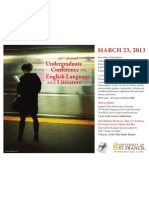 March 23, 2013: Undergraduate Conference On English Language