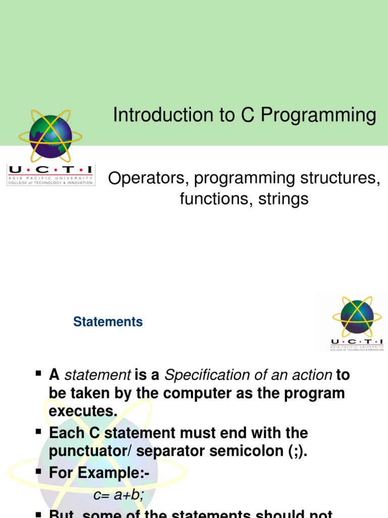05 Operators, Structure | PDF | Computer Programming | Computing