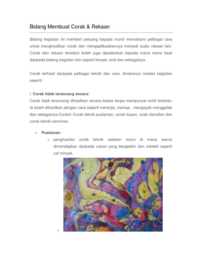 Bidang Membssssssuat Corak Pdf