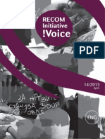 RECOM Initiative !voice 14-2013