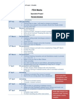 Specialist Project Schedule (Revised)