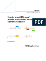 How to Install Mobile Information Server 2002 Active Sync