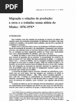 ^patricia goldey migração e relações de produção a terra e otrabalho numa aldeia do minho