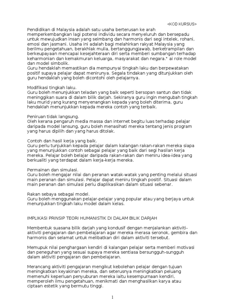 Bahan Untuk Jawapan Psikologi Pdf