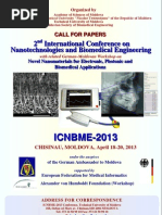 ICNBME 2013 Call For Papers